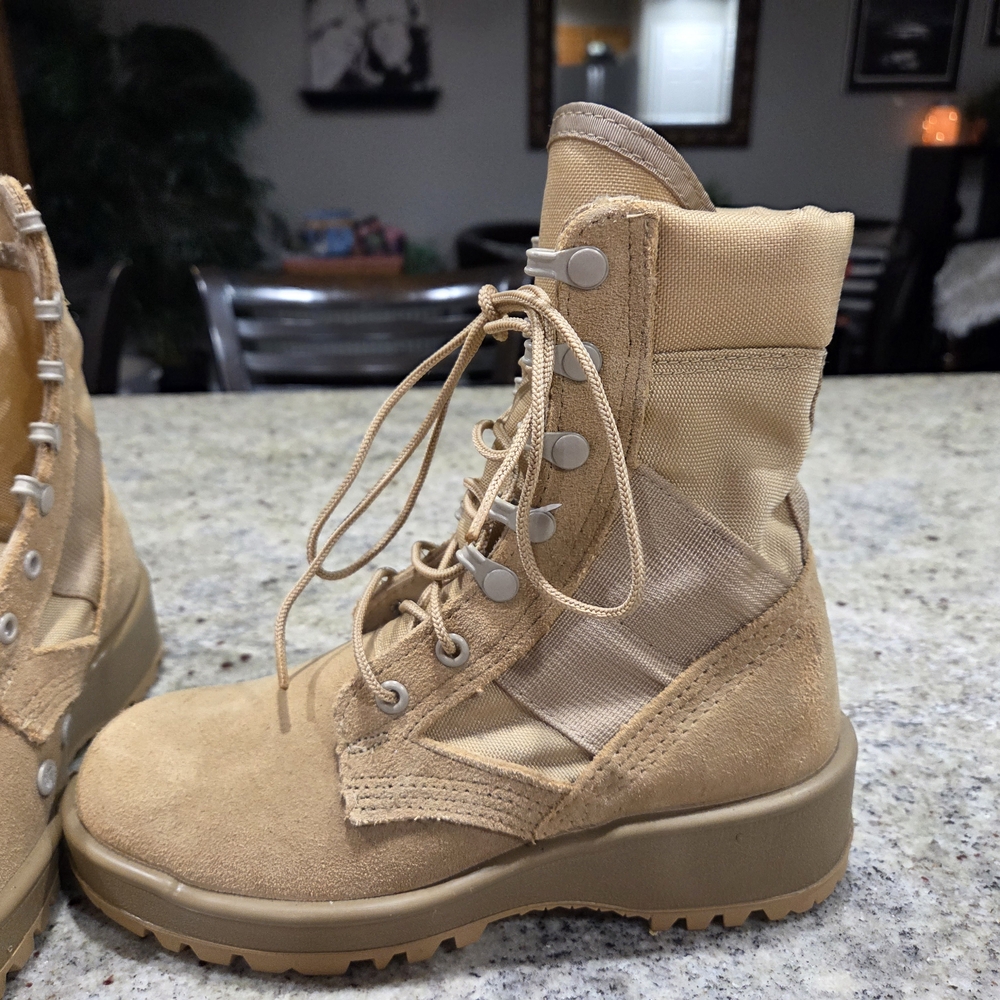 $170 Vibram Unisex Army Military Combat Boots Womens/Mens